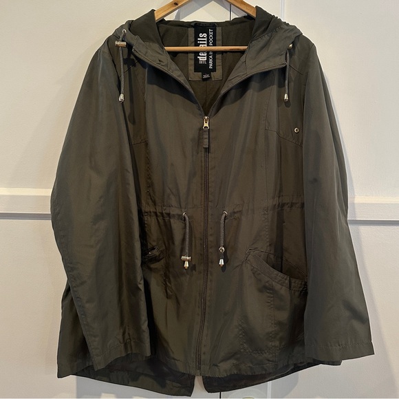 Green Women’s Parka Jacket (Parka In A Pocket) - Picture 1 of 3